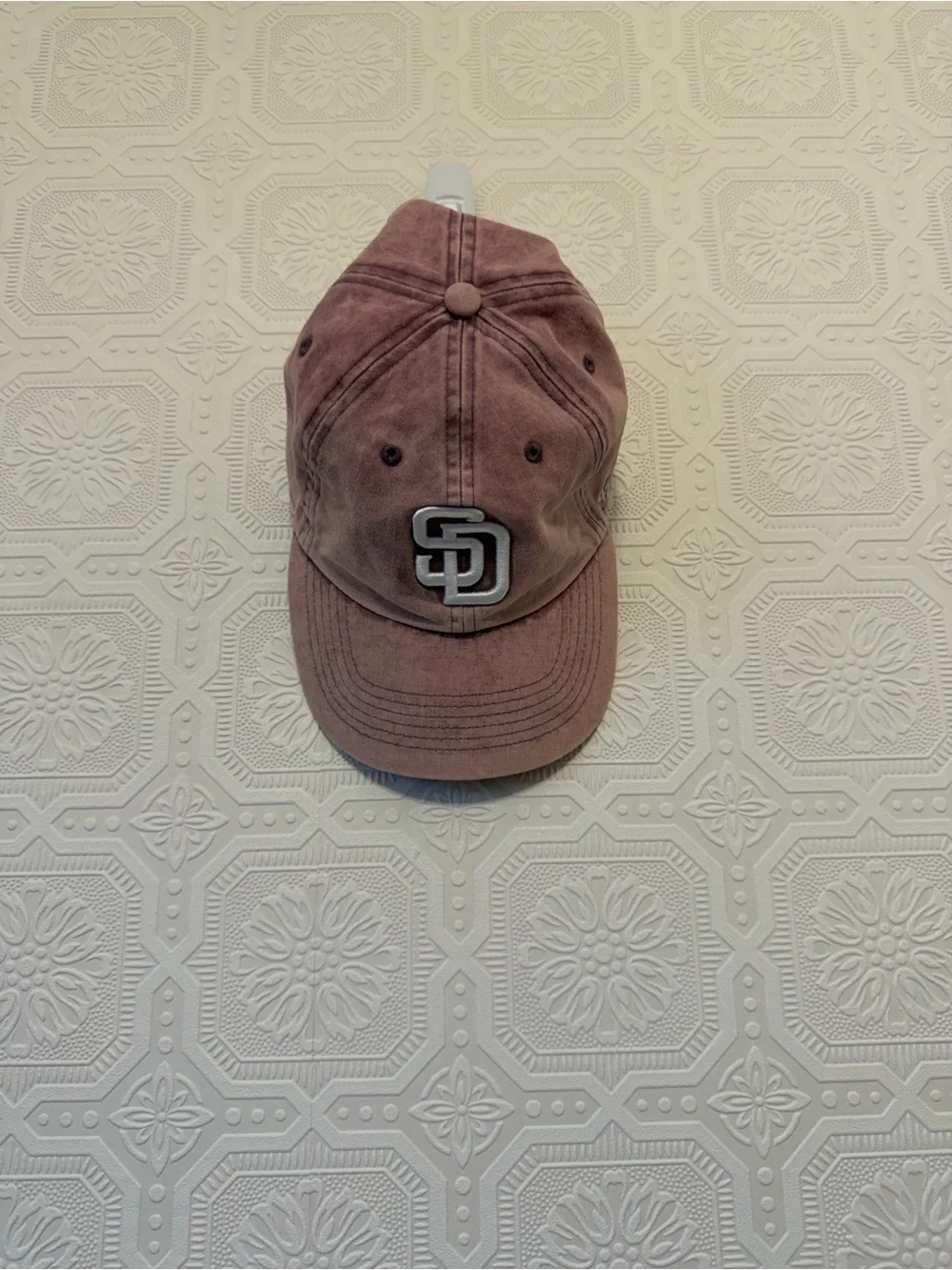 '47 Brand San Diego Padres Logo Women's Baseball Cap in Dusty Mauve